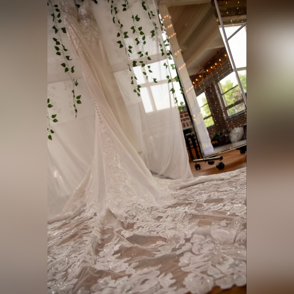 Stella York - Wedding Dress Sz 12 - Picture 5 of 12